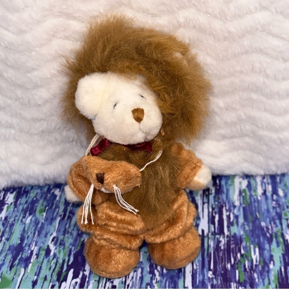 Wee Bear Village Ganz Teddy Bear in Lion Outfit Costume Stuffed Animal 6" Plush